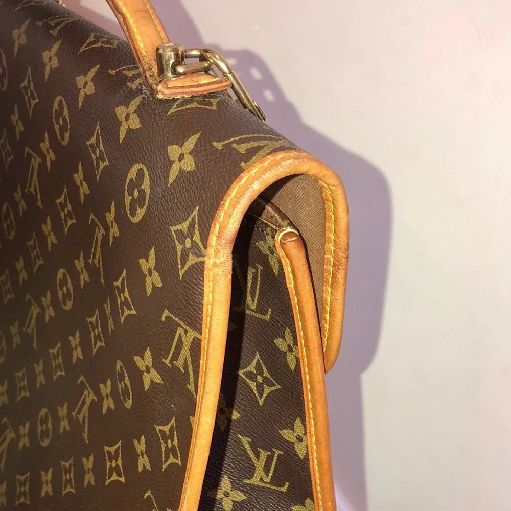 LOUIS VUITTON Beverly GM Monogram Business Laptop Computer Crossbody Bag